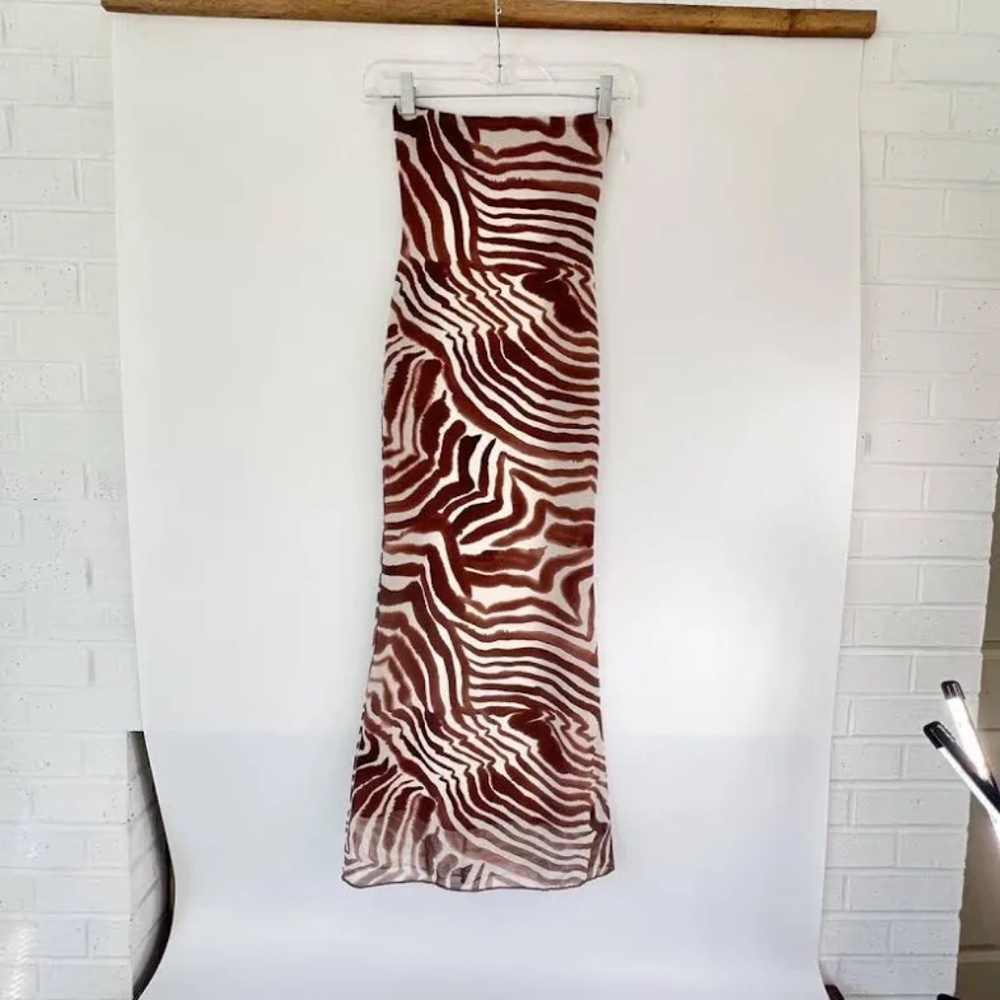 Body con zebra dress